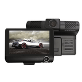 Safe Drive Dual Camera Car Dash Cam With Large Screen - Apalipapa