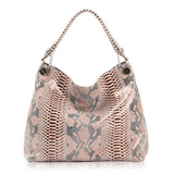 Resort Snake Skin Print Handbag