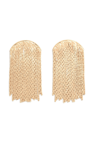 Arched Chain Drop Earrings - Apalipapa