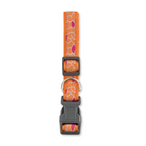 Stylish Nylon Collar for Dogs with Embroidered Giraffe Design