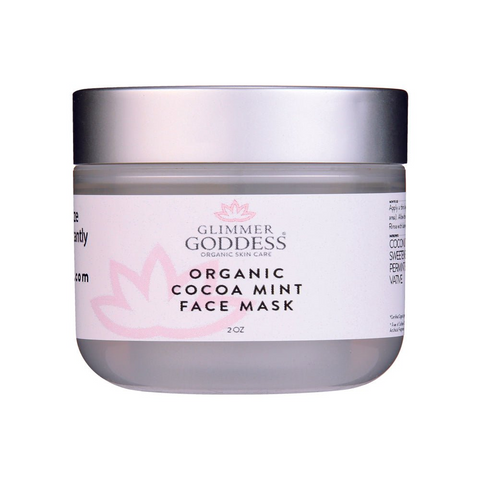 Organic Cocoa Mint Skin Tightening Face Mask Skin Brightener - Apalipapa