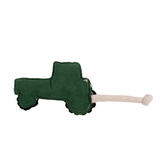 Country Living Green Tractor Vegan Leather Dog Chew Toy