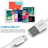 2pack 10FT Long Charging Cable for iPhone