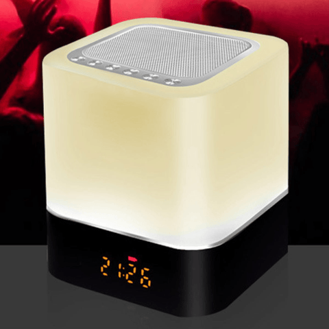 Sweet Dreams Speakers In 7 Changeable Mood Color Touch Lamp+ Phone Charger - Apalipapa