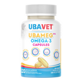 Ubameg EFA 1000mg Omega-3 Fatty Acid Capsules for Dogs & Cats (120 caps)