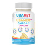 Ubameg EFA 1000mg Omega-3 Fatty Acid Capsules for Dogs & Cats (120 caps) - Apalipapa