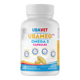 Ubameg EFA 1000mg Omega-3 Fatty Acid Capsules for Dogs & Cats (120 caps)