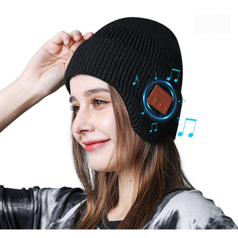 Musical Beanie Hat With Ear Muff and Bluetooth