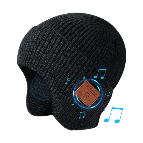 Musical Beanie Hat With Ear Muff and Bluetooth