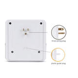 NEW! Classic Combo Wall Adapter W/3 AC Outlets W/Surge Protection And Dual USB Ports To Charge Your Gadgets - Apalipapa