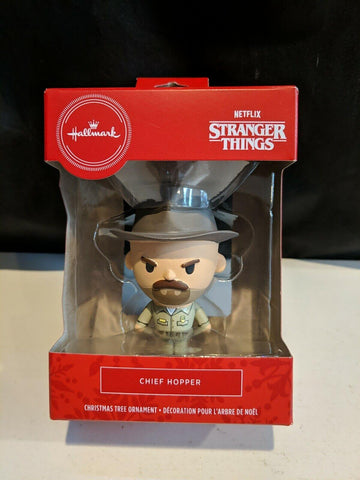 Hallmark Netflix Stranger Things CHIEF HOPPER Christmas Tree Ornament Decoration - Apalipapa