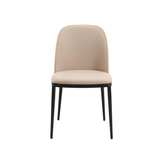 Mid-Century Modern Dining Side Chair with Velvet Seat and Steel Frame Set of 4 - Apalipapa