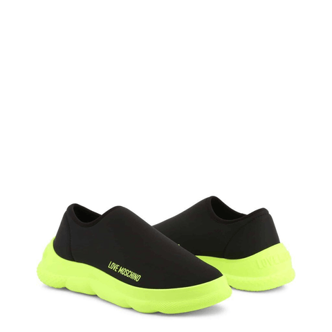 Neon Green Slip-On Shoes - Apalipapa