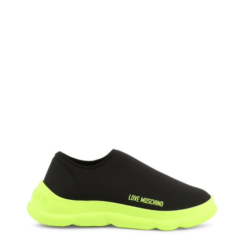 Neon Green Slip-On Shoes - Apalipapa