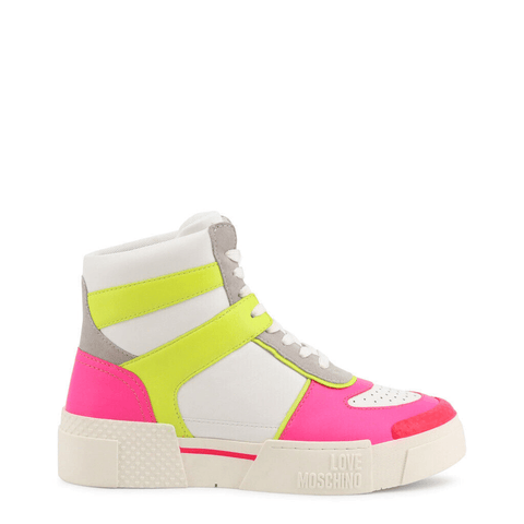 Neon Pink High Top Sneakers - Apalipapa