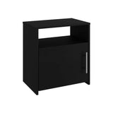 Omaha Nightstand, Single Door Cabinet, Metal Handle, One Shelf, Superior Top - Apalipapa