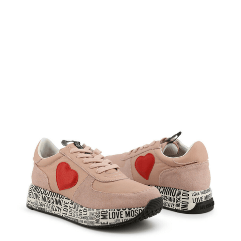 Pink Heart Sneakers - Apalipapa