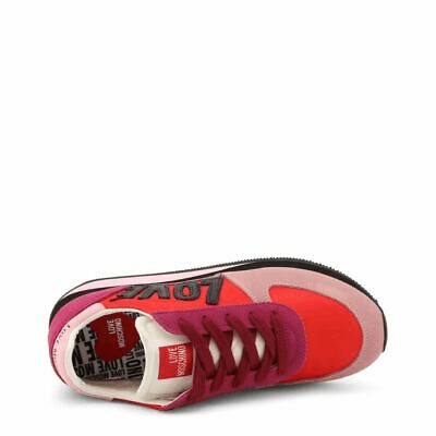 Pink Red Suede Sneakers - Apalipapa