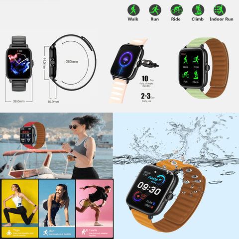SmartPRO Smartwatch With Magnetic Belt And Activity Tracker - Apalipapa