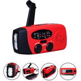 Storm Safe Emergency AM/FM/NOAA Weather Band Radio With Solar Flash Light And Built-in Phone Charger - Apalipapa