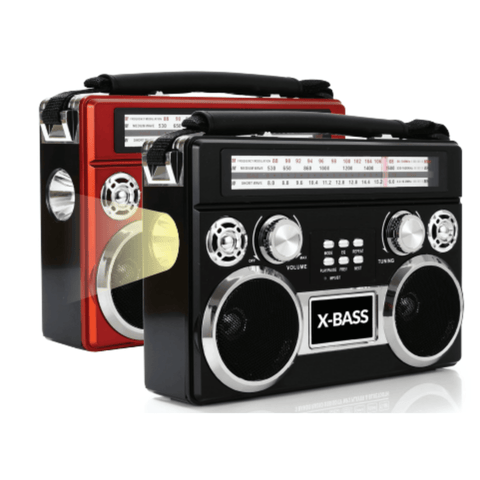 Supersonic Portable 3 Band Radio with Bluetooth and Flashlight - Apalipapa