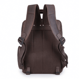 The Gaetano | Large Leather Backpack Camera Bag with Tripod Holder - Apalipapa