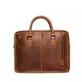 The Hemming Leather Laptop Bag | Vintage Leather Briefcase - Apalipapa