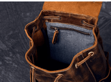 The Olaf Rucksack | Vintage Leather Travel Backpack - Apalipapa