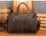 The Viggo Briefcase | Genuine Leather Messenger Bag - Apalipapa