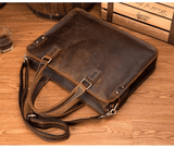 The Viggo Briefcase | Genuine Leather Messenger Bag - Apalipapa