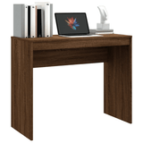 vidaXL Desk Brown Oak 35.4"x15.7"x28.3" Engineered Wood - Apalipapa