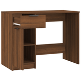 vidaXL Desk Brown Oak 39.4"x19.7"x29.5" Engineered Wood - Apalipapa