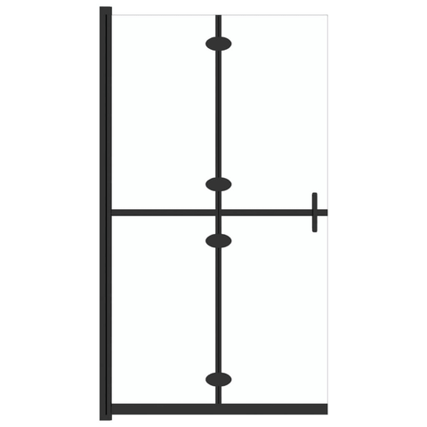 vidaXL Foldable Walk-in Shower Wall Transparent ESG Glass 47.2"x74.8" - Apalipapa