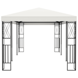 vidaXL Gazebo 9.8'x19.6' Cream Fabric - Apalipapa