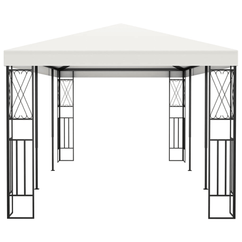 vidaXL Gazebo 9.8'x19.6' Cream Fabric - Apalipapa