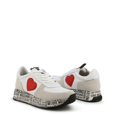 White Heart Sneakers - Apalipapa