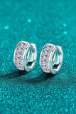 1.8 Carat Moissanite 925 Sterling Silver Huggie Earrings - Apalipapa