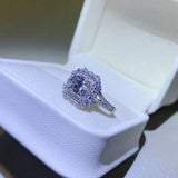 1 Carat Moissanite 925 Sterling Silver Ring - Apalipapa