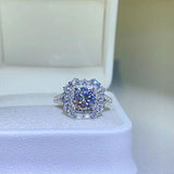 1 Carat Moissanite 925 Sterling Silver Ring - Apalipapa