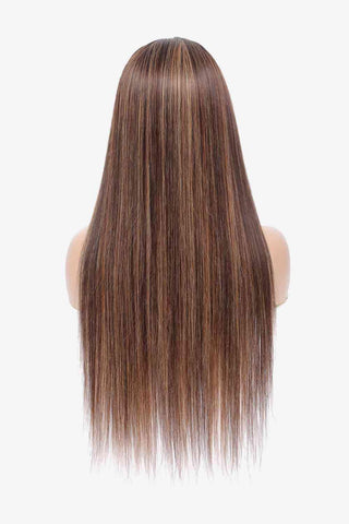 18" 160g Highlight Ombre #P4/27 13x4 Lace Front Wigs Human Virgin Hair 150% Density - Apalipapa
