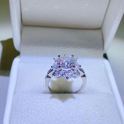 2 Carat Moissanite 925 Sterling Silver Ring - Apalipapa