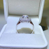 2 Carat Moissanite 925 Sterling Silver Ring - Apalipapa