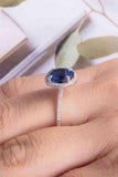 2 Carat Moissanite Pigeon Egg Ring - Apalipapa