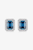 2 Carat Moissanite Stud Earrings in Indigo - Apalipapa