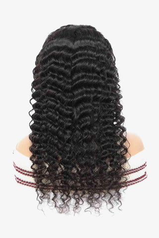 20” 13x4“ Lace Front Wigs Human Hair Curly Natural Color 150% Density - Apalipapa