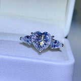 3 Carat Moissanite 925 Sterling Silver Ring - Apalipapa