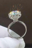 5 Carat Moissanite Side Stone Ring - Apalipapa