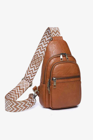 Adored It's Your Time PU Leather Sling Bag - Apalipapa