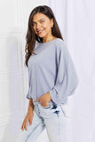 Andree by Unit Full Size Needless to Say Dolman Sleeve Top - Apalipapa