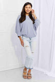 Andree by Unit Full Size Needless to Say Dolman Sleeve Top - Apalipapa